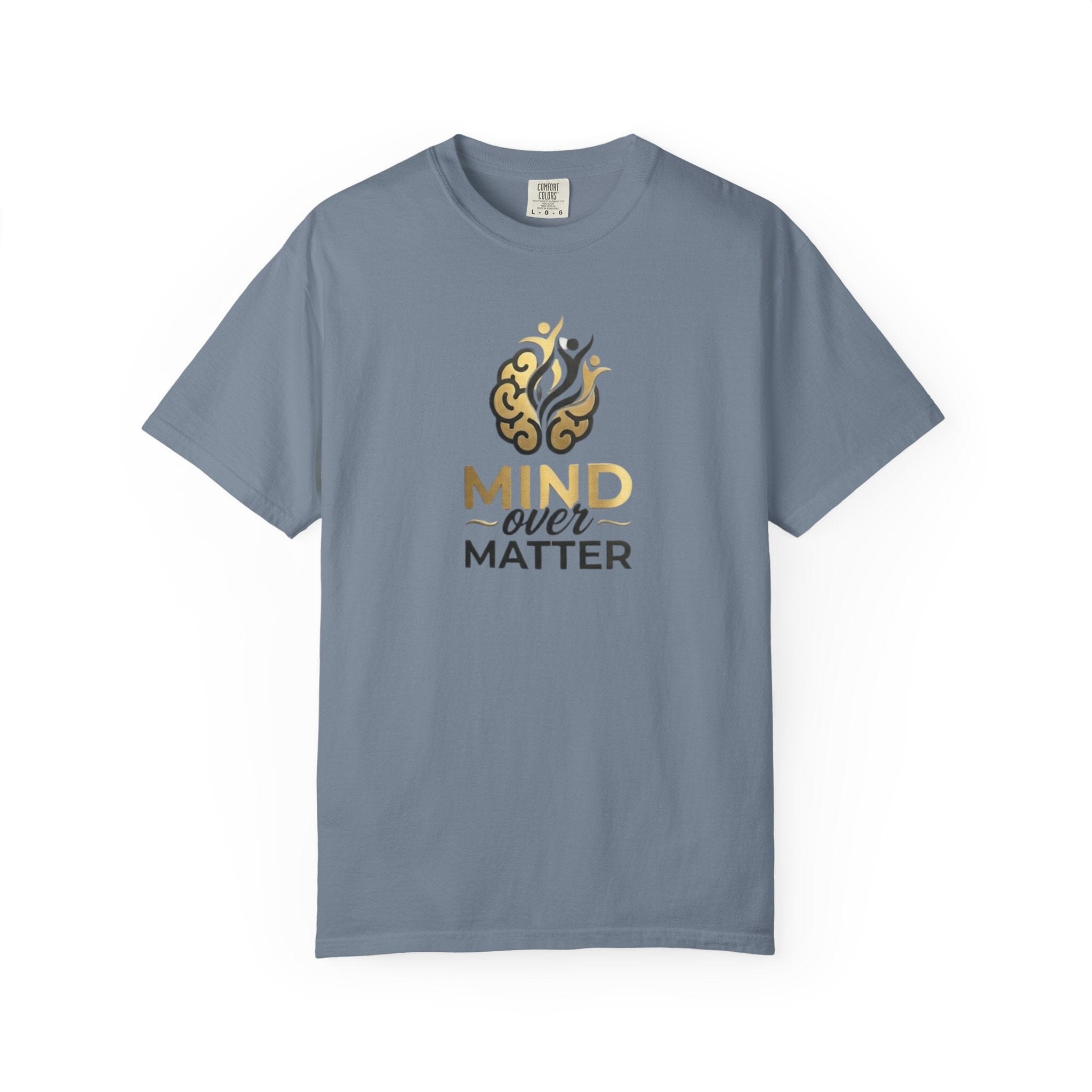 Mind Over Matter T-Shirt — Motivational Mindfulness Tee with Inspirational Brain Design
