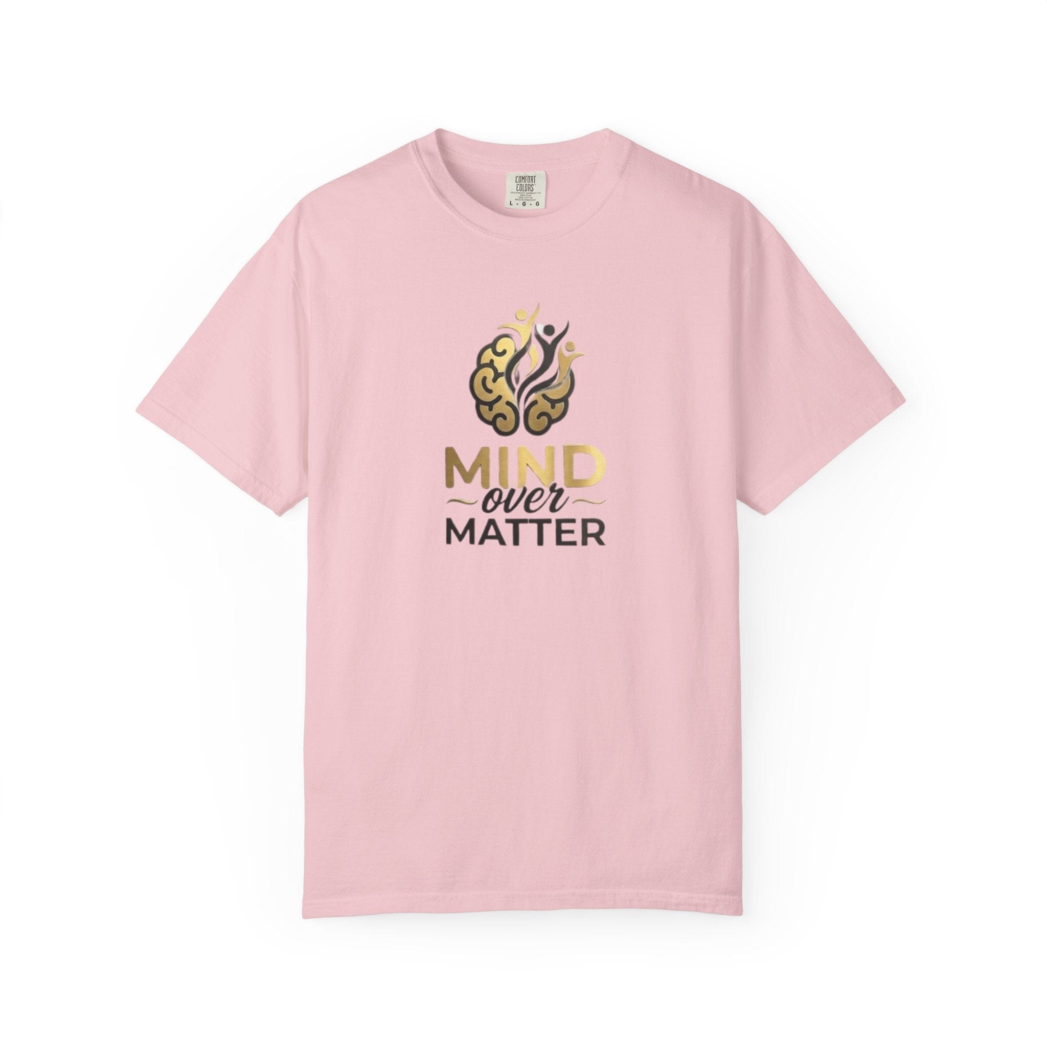 Mind Over Matter T-Shirt — Motivational Mindfulness Tee with Inspirational Brain Design