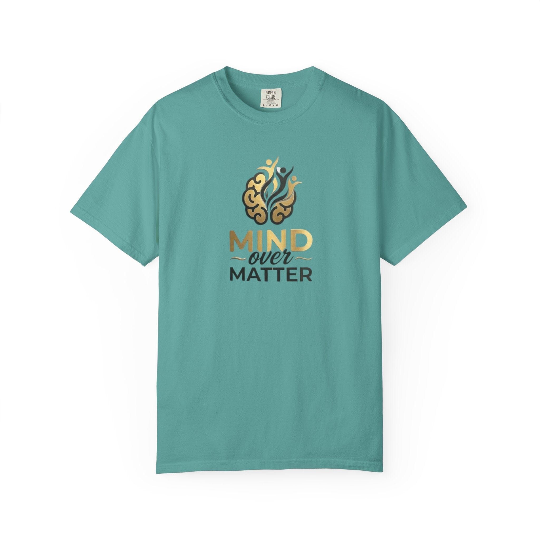 Mind Over Matter T-Shirt — Motivational Mindfulness Tee with Inspirational Brain Design