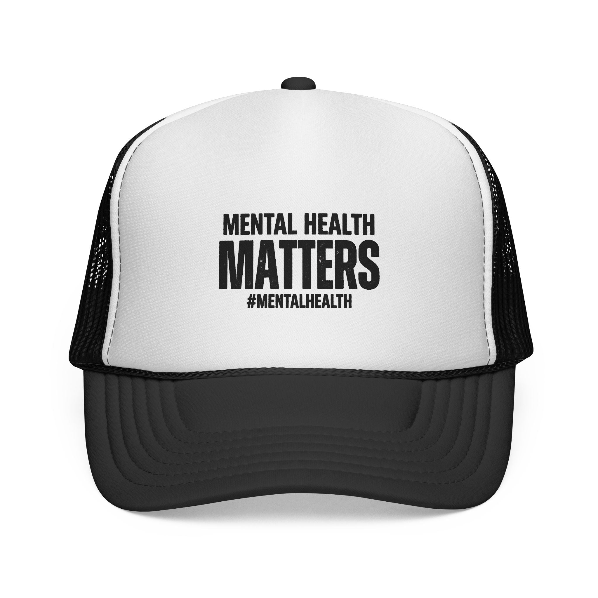 Mental Health Matters Trucker Hat — Awareness Cap with #MentalHealth
